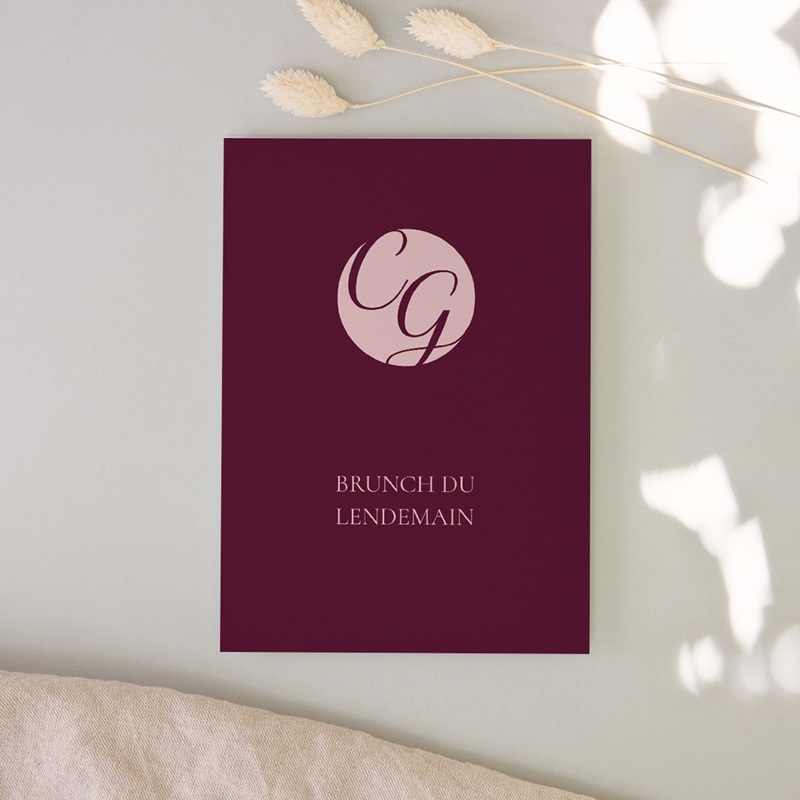 Carte invitation Brunch Symbiose