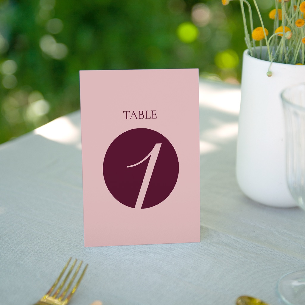 Marque table mariage Symbiose
