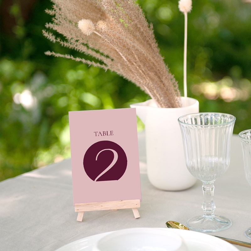 Marque table mariage Symbiose gratuit