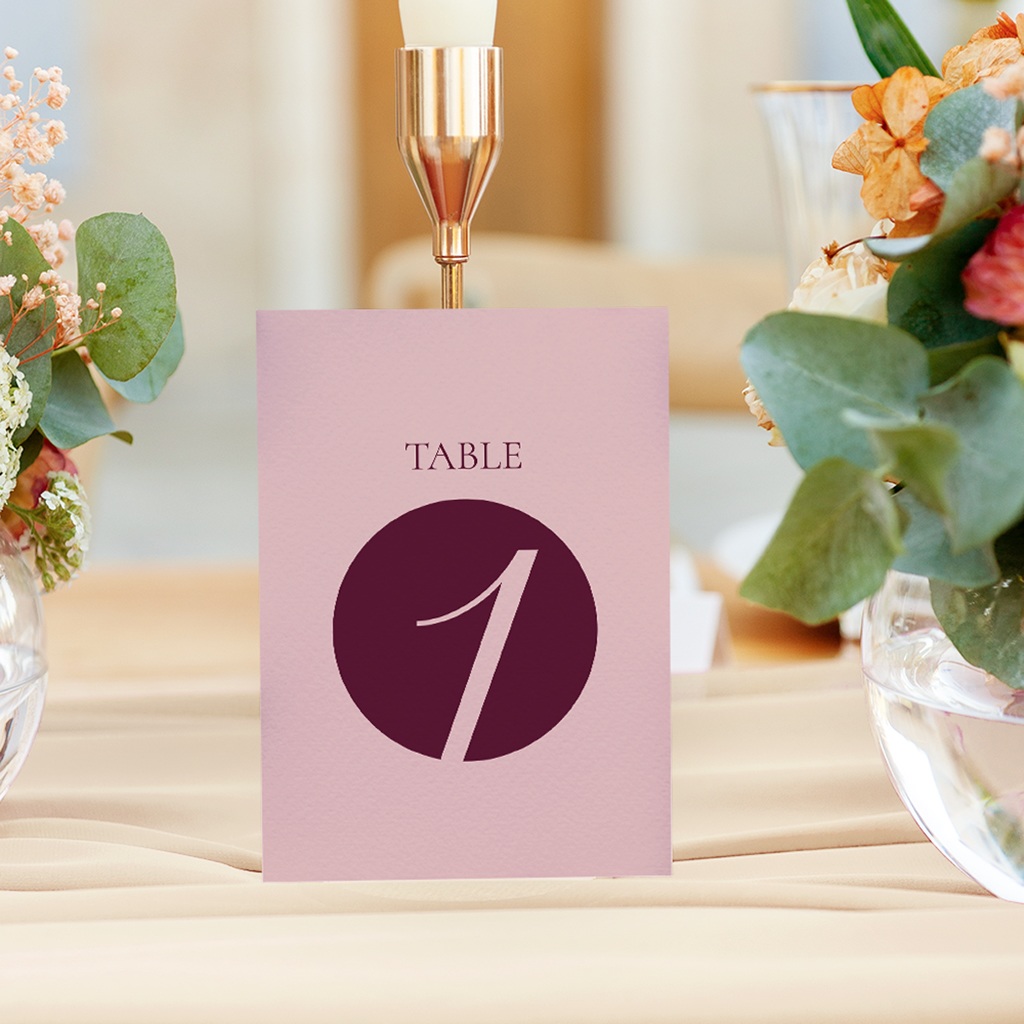Marque table mariage Symbiose