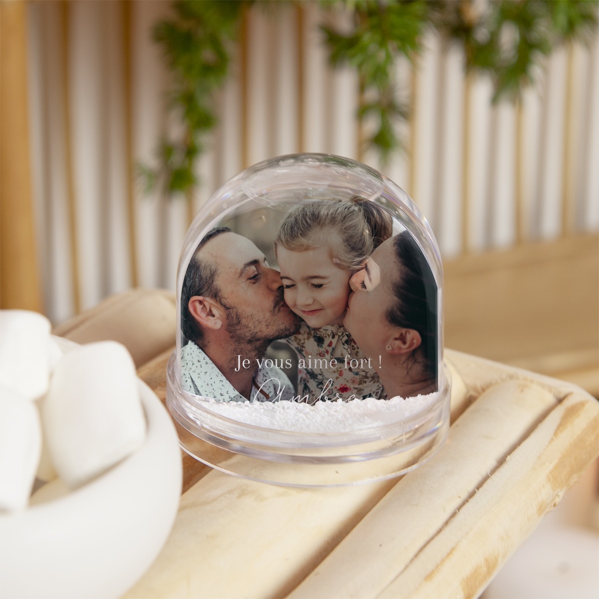 Boule à neige personnalisée
